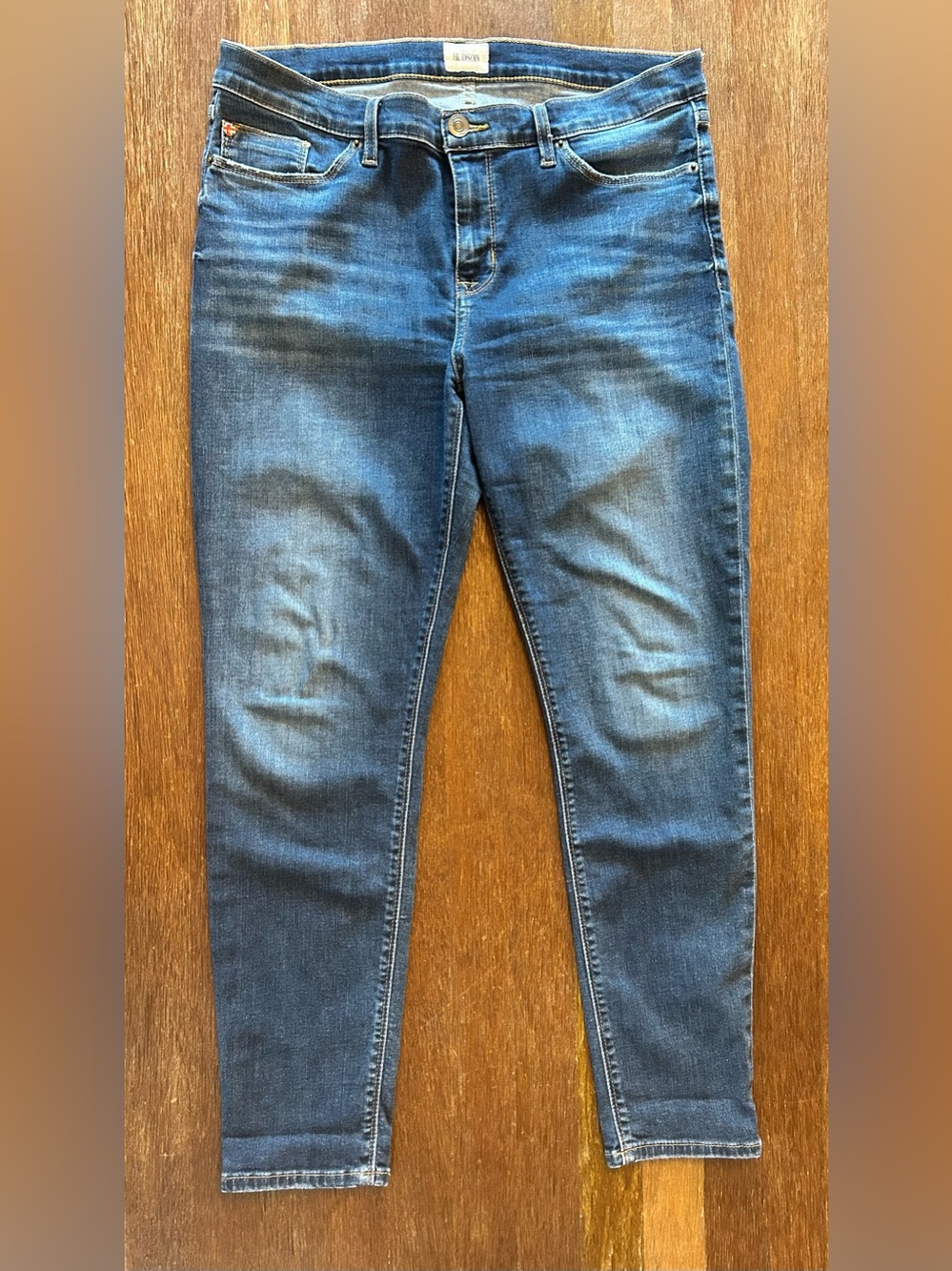 Hudson Krista Super Skinny Jeans Size 31 Dark Wash Blue Ankle Length